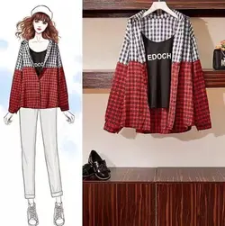 شومیز دو رنگ وارداتی