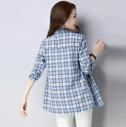 شومیز چارخونه وارداتی