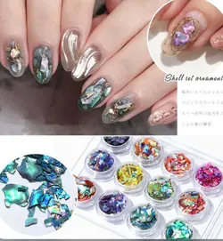 دیزاین صدف طبیعی ناخن