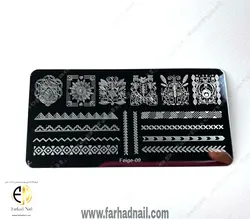 شابلون فلزی ناخن 9