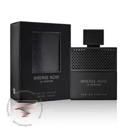 عطر ادکلن فراگرنس ورد اینتنس نویر له پارفوم - Fragrance World Intense Noir Le Parfum - طوفان عطر - فروشگاه تخصصی عطر و ادکلن اورجینال