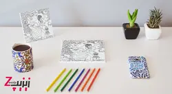 تابلو رنگ آمیزی زن هندی کد 1198