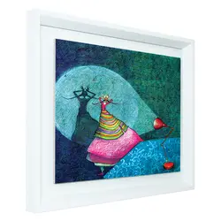 تابلو شاسی دختر سایه ها کد 676