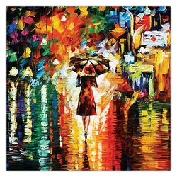 تابلو شاسی دختری با چتر کد 790