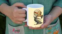 ماگ سرامیکی درخت ماسک دار با طرح کد 284