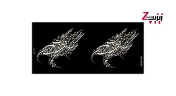 ماگ سرامیکی دور گردون گر در روزی بر مراد دل ما نگشت دائما یکسان نباشد حال دوران غم مخور با طرح کد 306