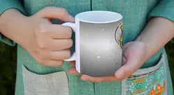 ماگ سرامیکی طرح بارسلونا کد B97 از سری ماگ های با طرح ورزشی زیزیپ