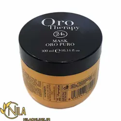 قیمت و خرید ماسک مو اورو تراپی Oro Therapy مدل طلای خالص حجم 300 میلی‌لیتر | فروشگاه آرایشی نیلا