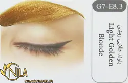 رنگ ابرو بلوند طلایی روشن G7-E8.3 سانتکس