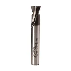 تیغ فرز دم چلچله ای پروانه ای با قطر 7.5mm کارگیر 5.5mm برند دامار کد DMS050756