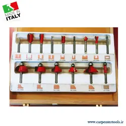 ست پانزده عددی تیغ فرز برند فرود با شفت 6 میلیمتر کد RB90-10006P