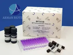 کیت سنجش تکثیر و زنده مانی سلول MTT در سه حجم 100، 300 و 600 تستی، سیب زیست فن