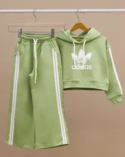 هودی کراپ شلوار بگ استایل ADIDAS NZDE | فروشگاه اینترنتی ویرما