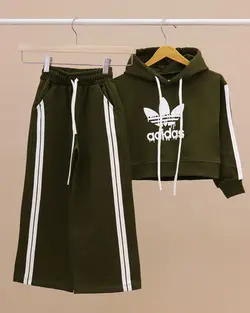 هودی کراپ شلوار بگ استایل ADIDAS NZDE | فروشگاه اینترنتی ویرما