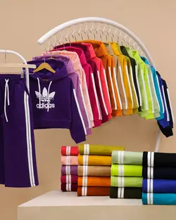 هودی کراپ شلوار بگ استایل ADIDAS NZDE | فروشگاه اینترنتی ویرما