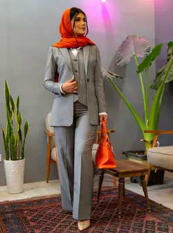 مانتو شلوار اداری مدل جینا کد 4068