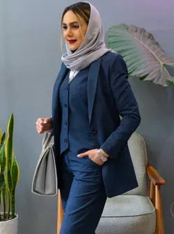 مانتو شلوار اداری مدل جینا کد 4068