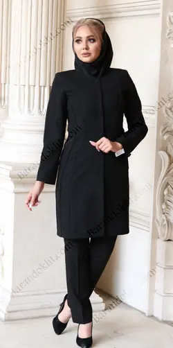 مانتو شلوار اداری مدل دو برش کد 4008