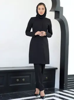 مانتو شلوار اداری مدل دو برش کد 4008