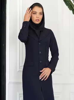 مانتو شلوار اداری یقه بلیزر ساسون از رو کد 4034