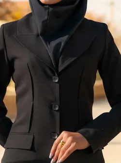 مانتو شلوار اداری یقه بلیزر ساسون از رو کد 4034