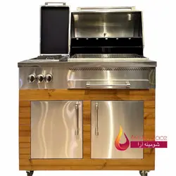 کباب پز 50سانتی گازی آرا مدل bbq-102