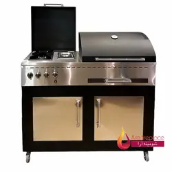 کباب پز 60سانتی گازی آرا مدل bbq-104