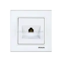 سوکت تلفن ایران مدل برلیان | فروشگاه اینترنتی تابان لایت