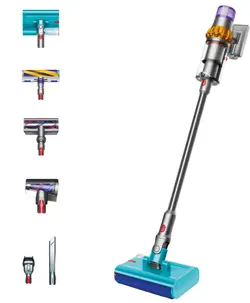 جارو شارژی دایسون Dyson V15s Detect Submarine™ (زرد/نیکل)