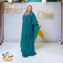 پیراهن مجلسی سنگدوزی شده کد 1418