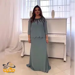 پیراهن کرپ حریر سنگدوزی کد 1432