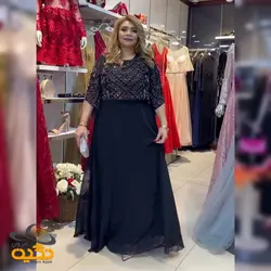 پیراهن مجلسی سنگدوزی کد 1455