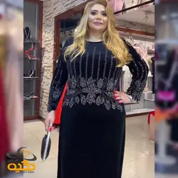 پیراهن مخمل کد 1437