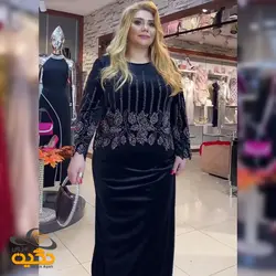 پیراهن مخمل کد 1437