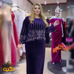 پیراهن مخمل کد 1437