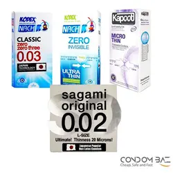 پک زناشویی Very thin | قیمت پکیج زناشویی فروشگاه بهداشتی باز