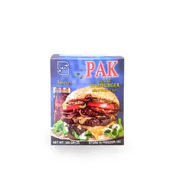 همبرگر پاک تک ستاره آبی با 60% گوشت (500 گرم)