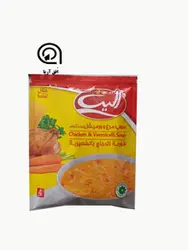 سوپ مرغ و ورمیشل نیمه اماده الیت (70 گرم)