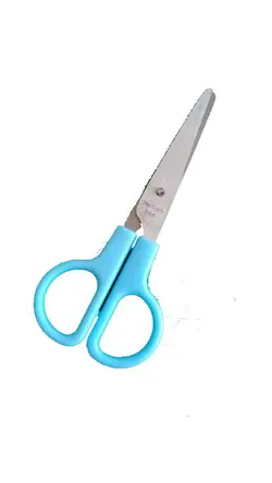 قیچی قابدار نوک گرد- رنگ آبی