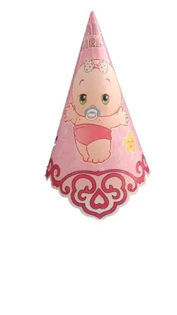 کلاه تولد کاغذی طرح نوزاد- یک عدد-کد 6001