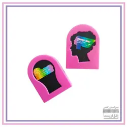 گچ مو رنگی- رنگ صورتی