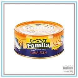 کنسرو تن ماهی در روغن گیاهی فامیلا- 180 گرم