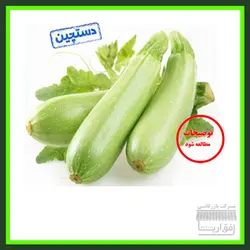 کدو سبز درجه یک و دست چین شده - یک کیلو گرم