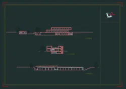 معماری موزه خوشنويسي به همراه نقشه ها