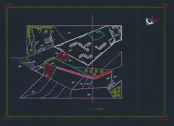معماری موزه خوشنويسي به همراه نقشه ها