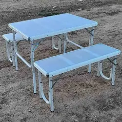 میز و صندلی چهار نفره کمپینگ آلومانت