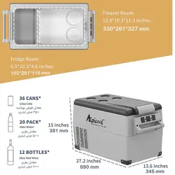یخچال فریزر مسافرتی آلپیکول CF35L
