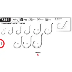 قلاب ماهیگیری VMC کد 7384 سایز 2 (بسته10عددی)