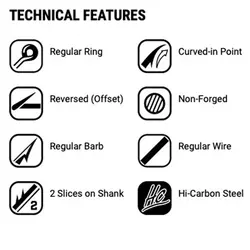قلاب ماهیگیری VMC کد 9291 Bz سایز 6.0 (بسته10عددی)