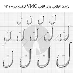 قلاب ماهیگیری VMC کد 7199 سایز 4 (بسته10عددی)